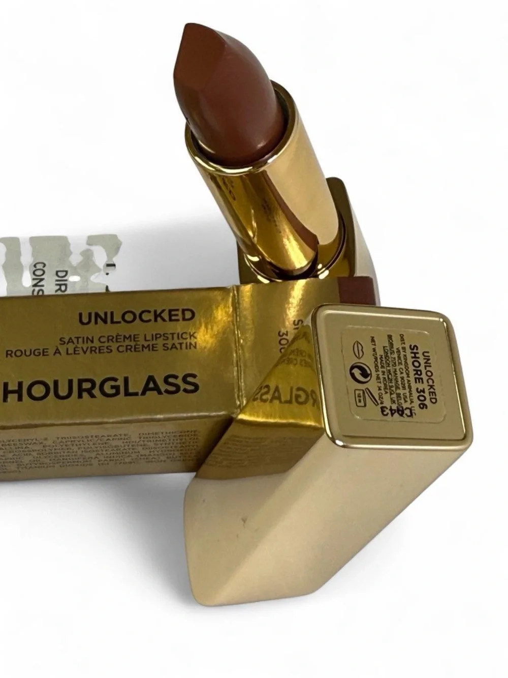Hourglass Satin Creme Lipstick-Shore-NIB